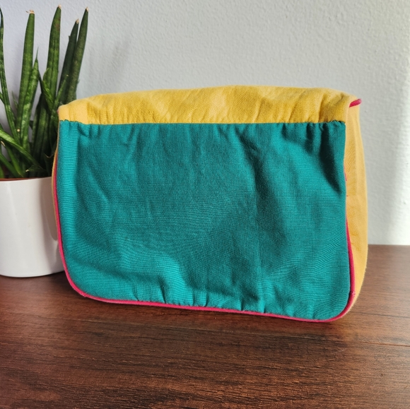 Pastel Colorblock Travel Makeup Beauty Case - Picture 2 of 9